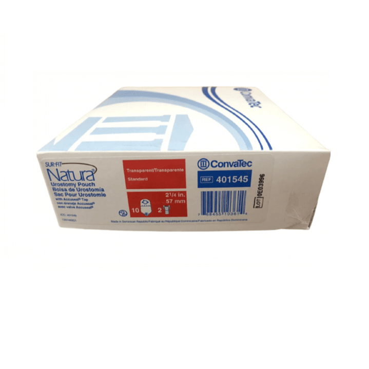 NATURA PCH URO ACU STD CLR 57 MM (1X10)US CAJAx10 PACK X2 6