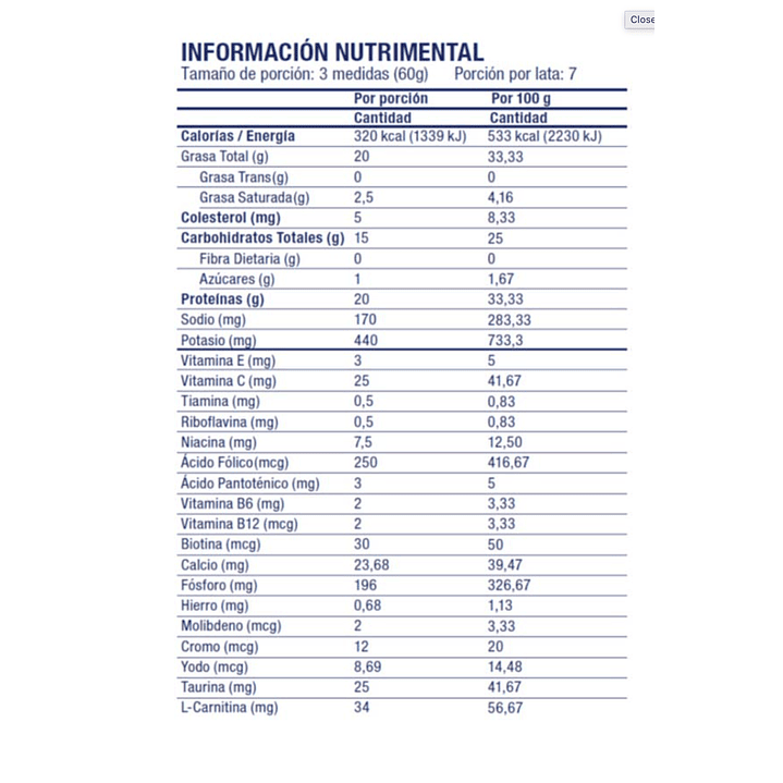 Enterex® Protical Sabor Vainilla 420g Caja x12 3
