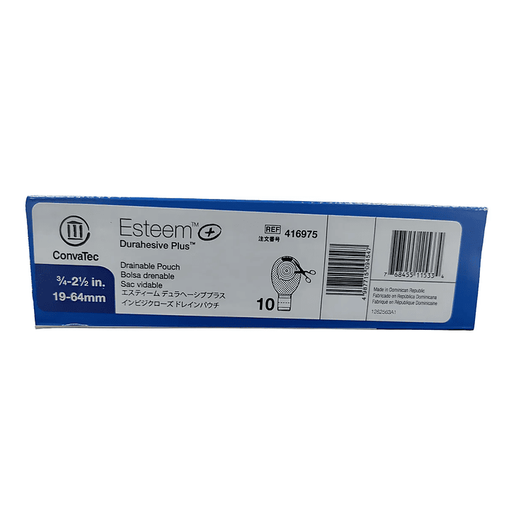  Barrera/bolsa 1 Pieza Esteem Convatec 19-64mm Cajax10 PACK X2 5