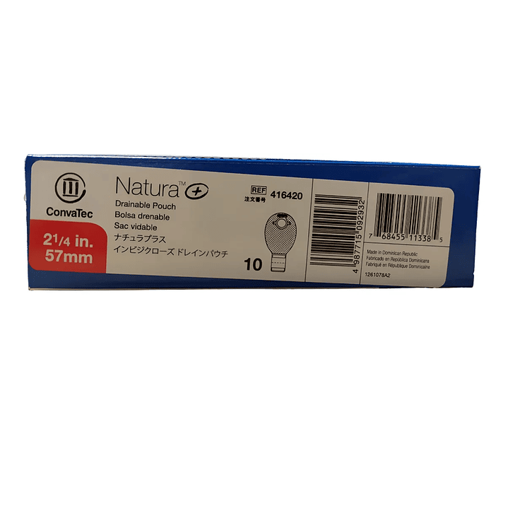  Bolsas Surfit Natura Flex Convatec  57mm  Caja x10 Pack x2 5