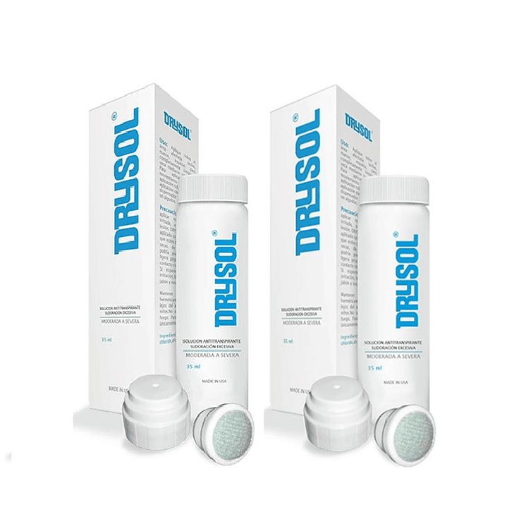 Drysol Solución 20% Antitranspirante Hiperhidrosis 35ml Pack x2 1