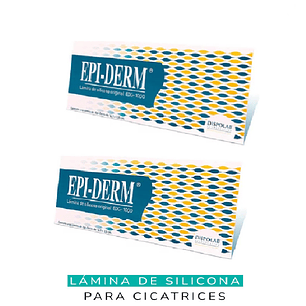Epiderm Lamina Silicona Para Cicatrices Egd-1000 14.5x3.5cm Pack x2