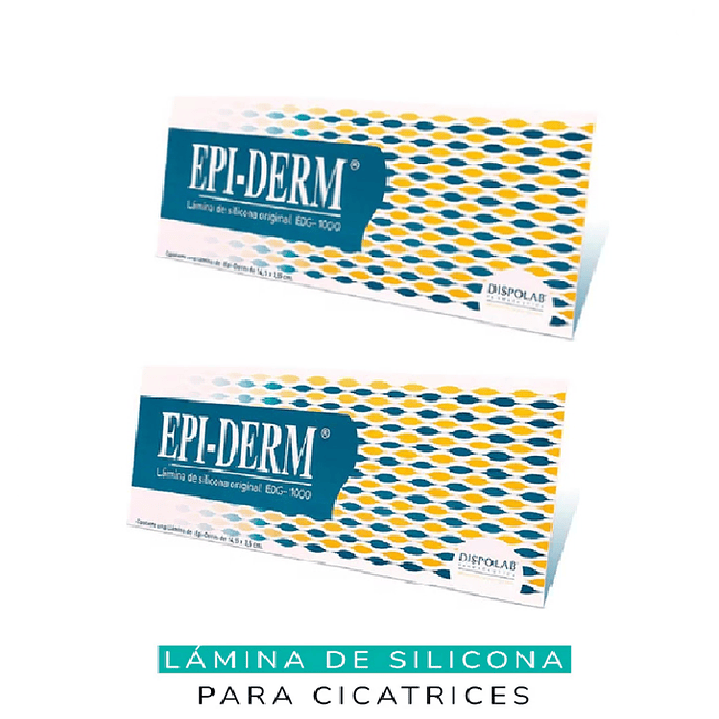 Epiderm Lamina Silicona Para Cicatrices Egd-1000 14.5x3.5cm Pack x2 1
