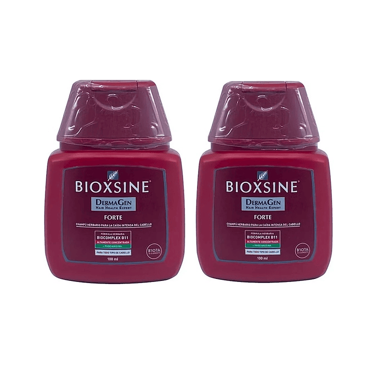 Bioxsine Shampoo Forte Formato Viaje 100 Ml Pack x2 2