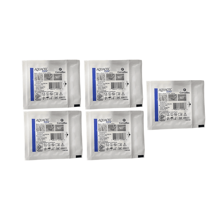 Aquacel Extra 5x5cm Convatec Pack x5 Apósito 1