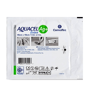 Aquacel Ag Extra 10x10cm Convatec (Unidad)