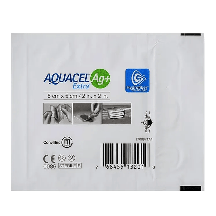 Aquacel Extra Alginato De Plata Convatec 5cmx5cm (unidad) 1
