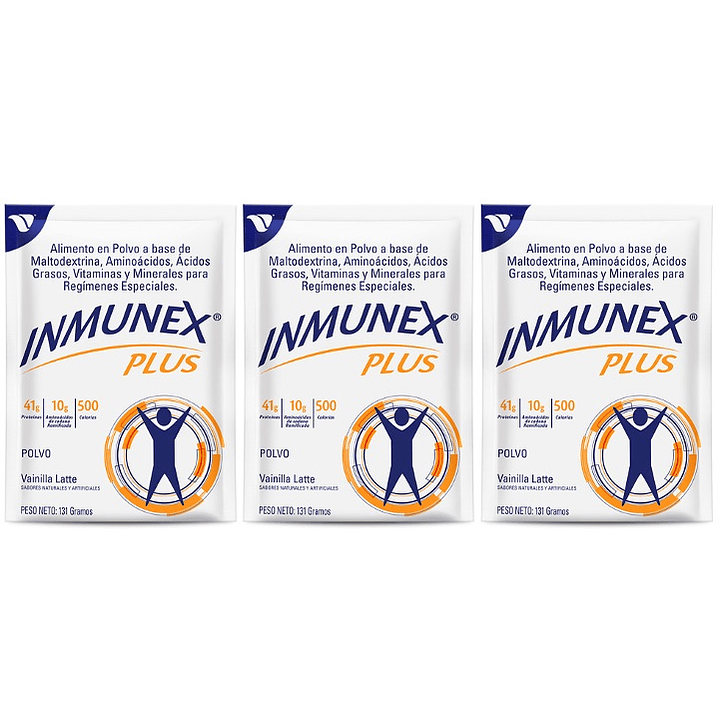 Inmunex Plus Polvo Vainilla Sachet 131g  2