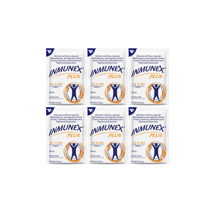Inmunex Plus Polvo Vainilla Sachet 131g  3