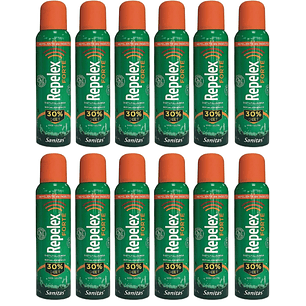 Repelex Forte Repelente De Insectos 30% Deet 165ml Caja x12