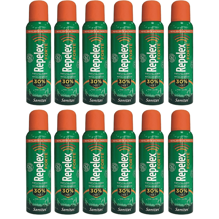 Repelex Forte Repelente De Insectos 30% Deet 165ml Caja x12 1
