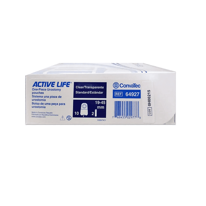 Bolsa Urostomía Active Life Convatec 19mm x10 3
