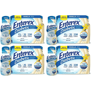 Enterex Diabetic Vainilla Liquido 237ml Pack X6 Caja x4
