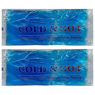 Compresa Frio Calor Gel 25.5x11.5 Terapia Lesiones Golpes  Pack x2
