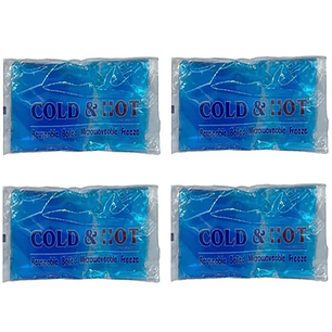 Compresa Frio Calor Gel 25.5x11.5 Terapia Lesiones Golpes  Pack x4
