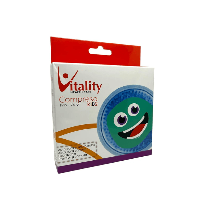 COMPRESA REDONDA KIDS 10 CM VITALITY PACK X2 5