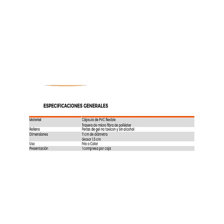 COMPRESA REDONDA KIDS 10 CM VITALITY PACK X2 7