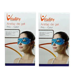 Antifaz De Gel Frio Calor Vitality Pack x2