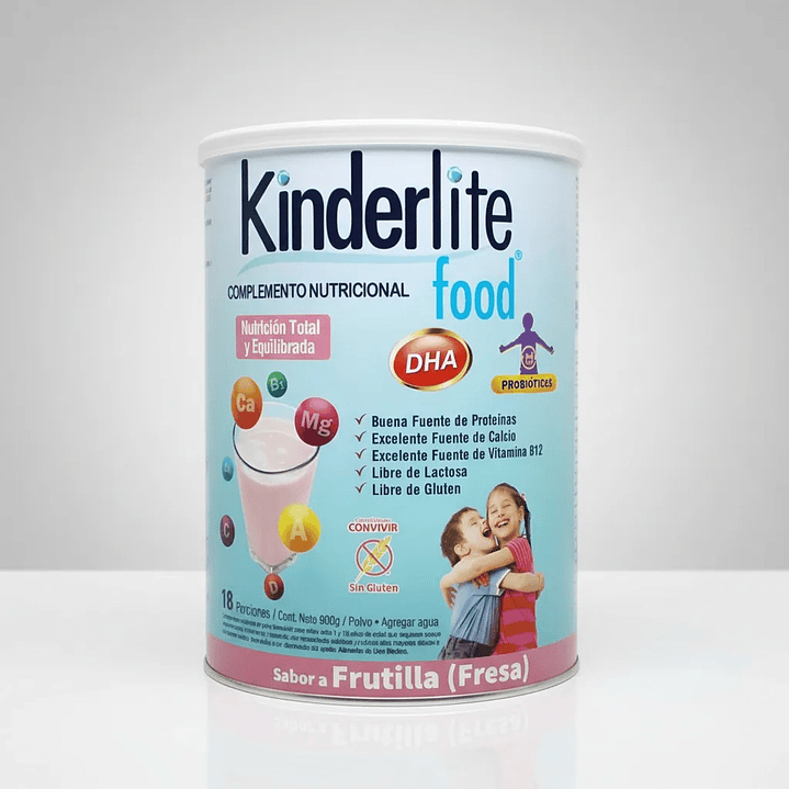 Kinderlite Frutilla Complemento Nutricional Niños 900g  1