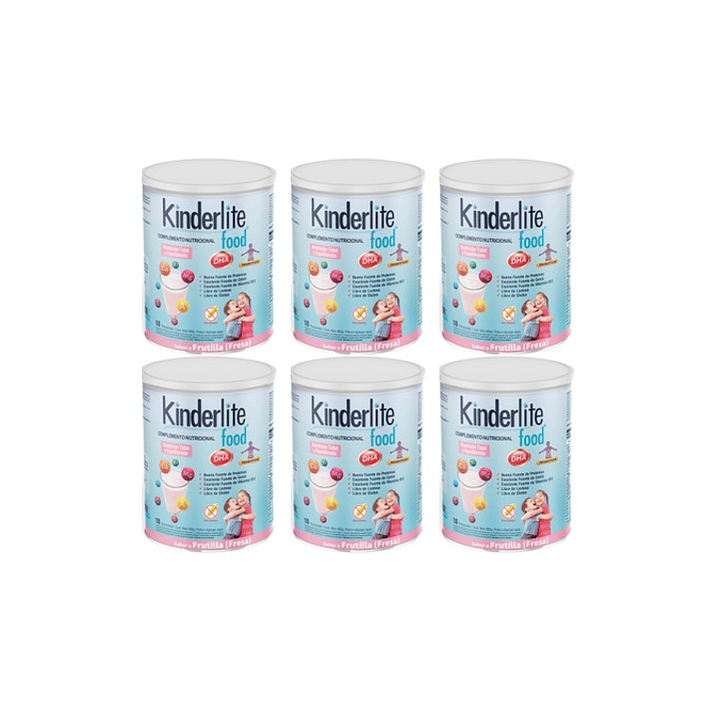 Kinderlite Frutilla Complemento Nutricional Niños 900g  6
