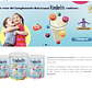 Kinderlite Frutilla Complemento Nutricional Niños 900g  - Miniatura 2