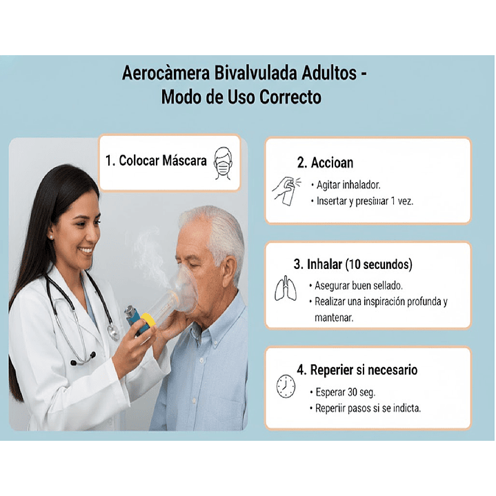 Aerocamara Vitality Bivalvulada Adultos Pack x2 5