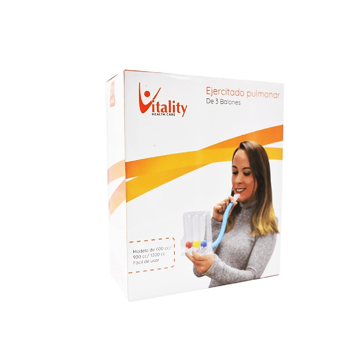 Ejercitador Pulmonar Vitality Triflo  Caja x12 3