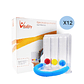 Ejercitador Pulmonar Vitality Triflo Caja x12 - Miniatura 1