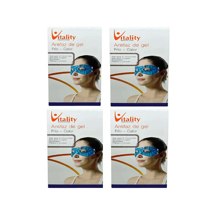 Antifaz Gel Frío Calor Vitality Pack x4 1