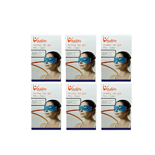 Antifaz De Gel Frio Calor Vitality Pack x6