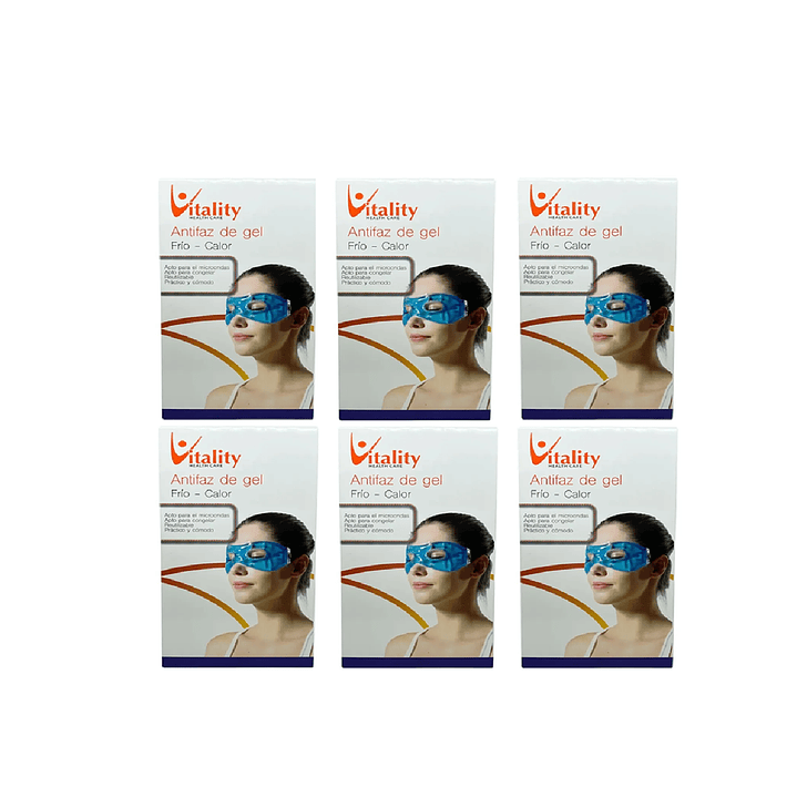 Antifaz Gel Frío Calor Vitality Pack x6 1