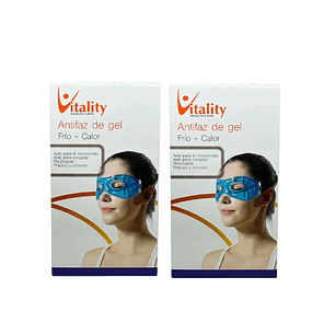 Antifaz Gel Frío Calor Vitality Pack x2