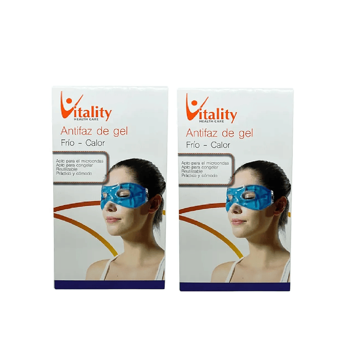 Antifaz Gel Frío Calor Vitality Pack x2 1