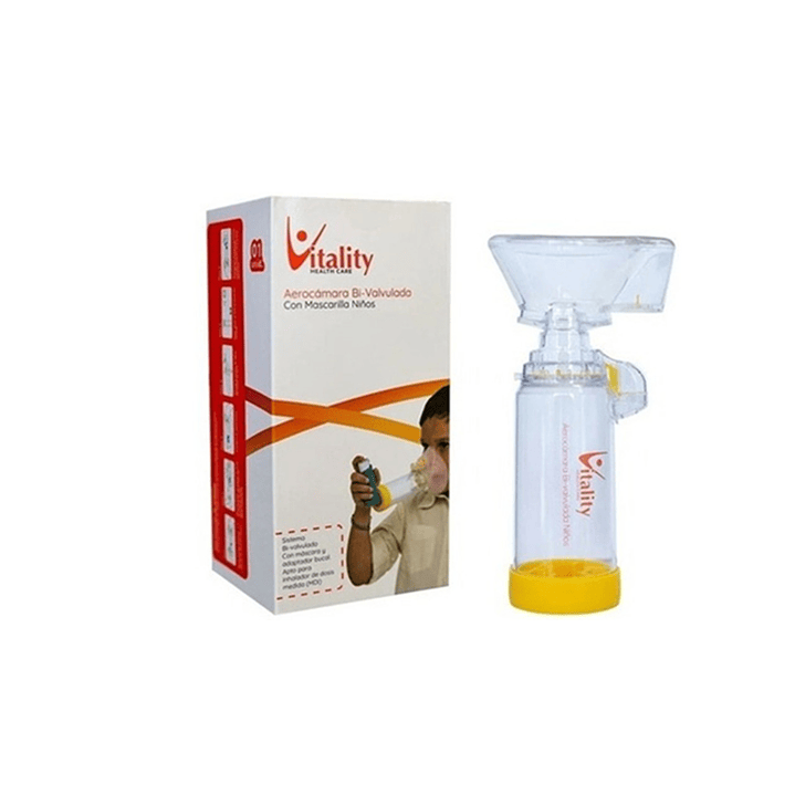 Aerocámara Vitality Bi-Valvulada Infantil 1