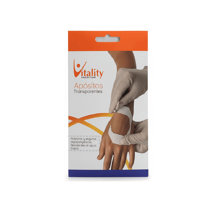Apósitos Transparentes Vitality 6x7 cm Pack x12 2