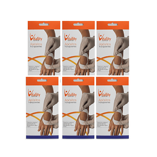 Apositos Transparentes Vitality 6x7cm 3 Unidades Pack x6