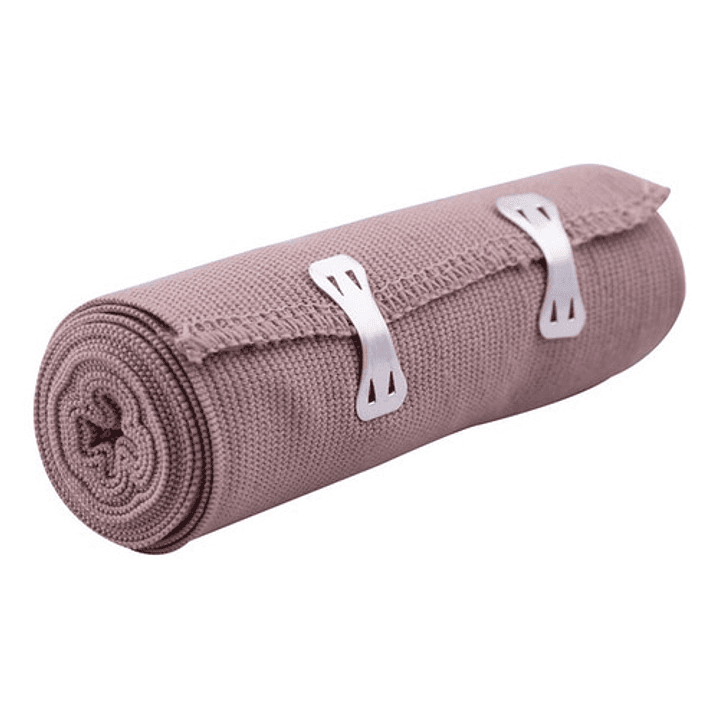 Venda Elastica Vitality Color Piel 10cm X 4.5m + Clip Cierre Pack x12 4