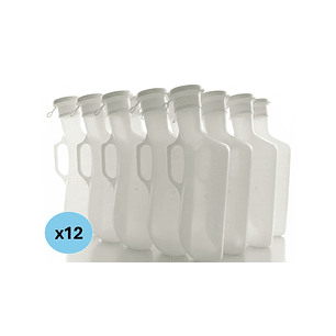 Pelela Pato Urinario Masculino Con Tapa Atucha Pack x12