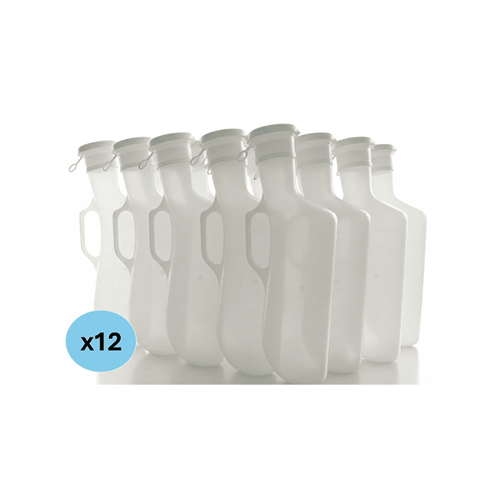 Pelela Pato Urinario Masculino Con Tapa Atucha Pack x12 1