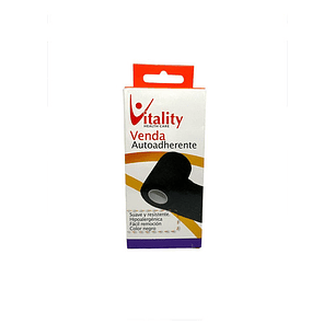 Venda Autoadherente Vitality 10cm x 4.5m Color Negro