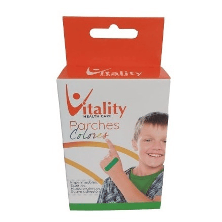 Parches Color Verde Vitality X30 Unidades Pack x10 3