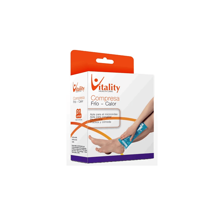 Compresa Gel Frio Calor Vitality 12,7 X 17,8cm Pack x4 3