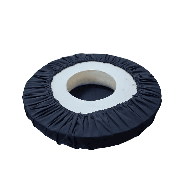 Cojin Picaron Poliuretano Redondo Densidad 25 + Funda 3