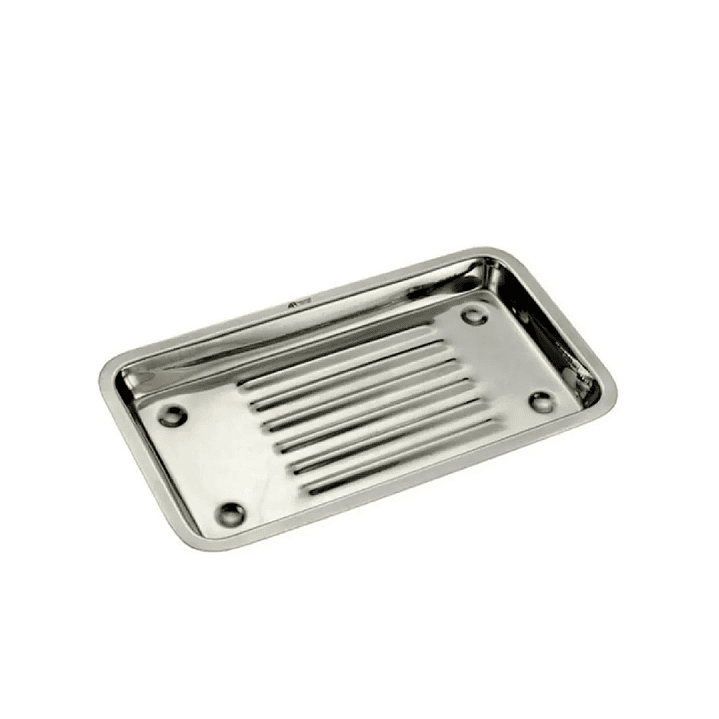 Bandeja de Curación Acero Inoxidable 20x10cm 2