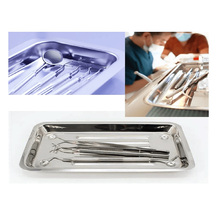 Bandeja de Curación Acero Inoxidable 20x10cm 3