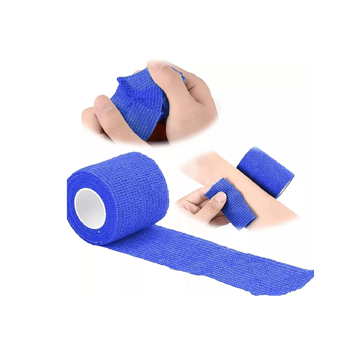 Venda Autoadherente Vitality 10cm x 4.5m Azul 5