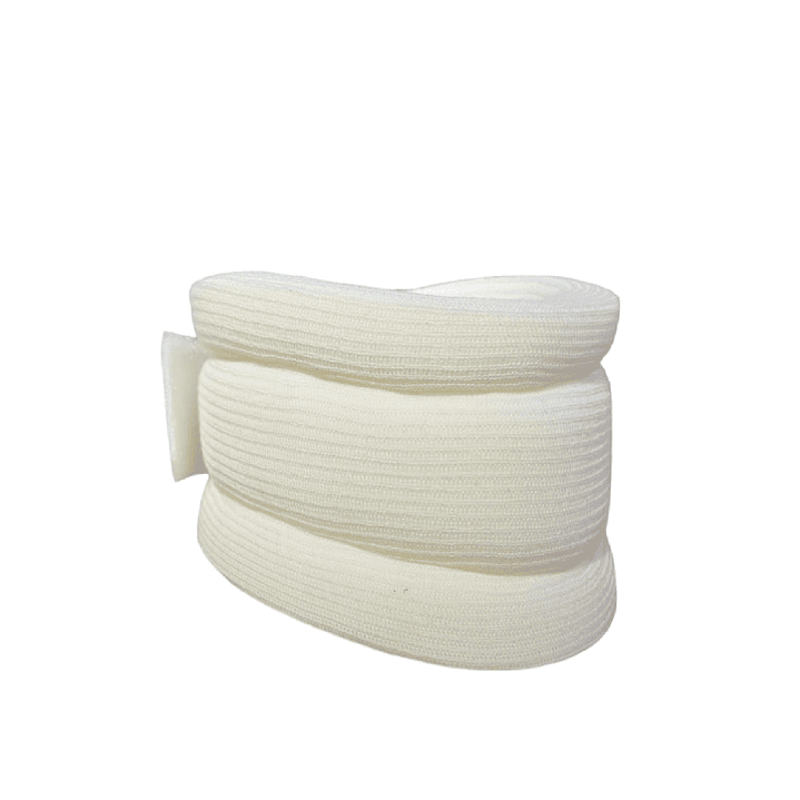 Collar Blando Con Costura Color Blanco  2