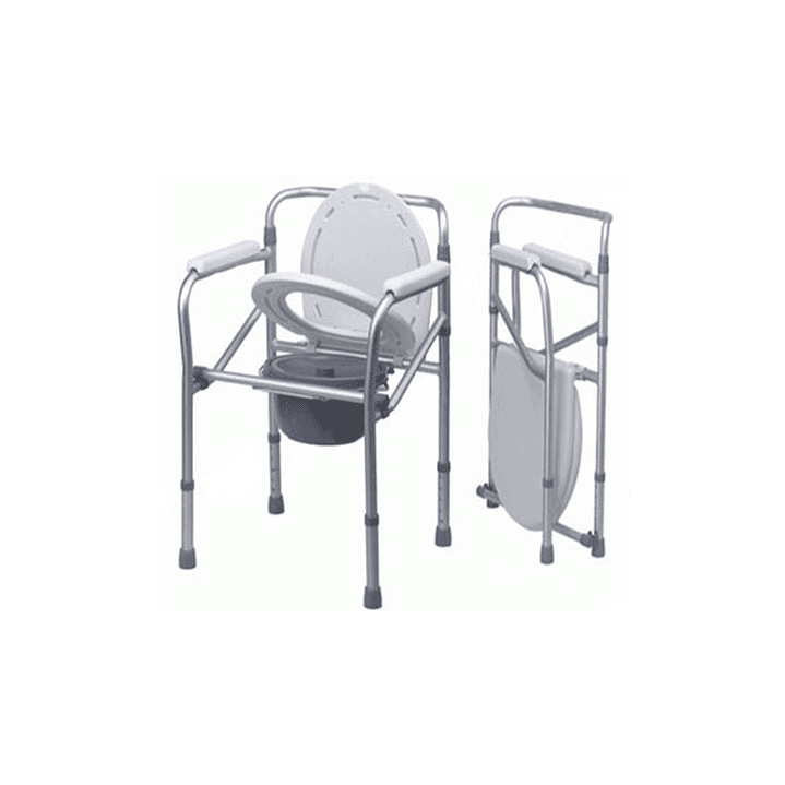 Inodoro Cromado Vitality Tipo Guardian Baño Portatil Pleable 2