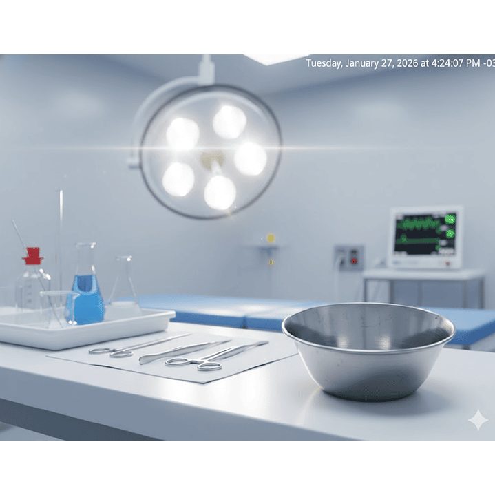 Copela Acero Inoxidable 9 cm Uso Clínico 3