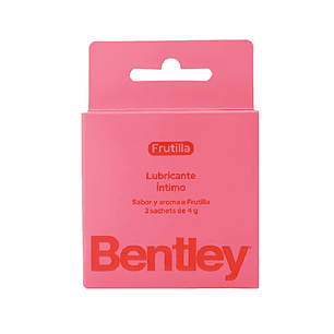 Gel Lubricante Sabor Y Aroma Frutilla 4g Caja X3 Sachet Frutilla